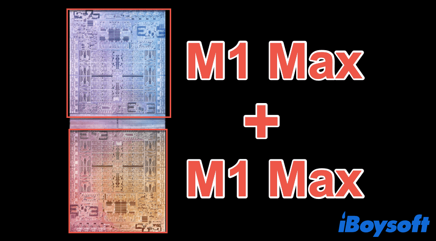 M1 Ultra is a connection of two M1 Max die