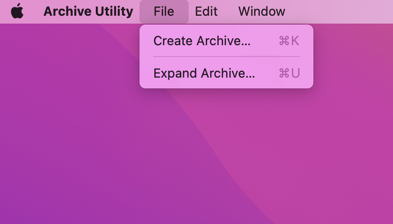 How to use Archive Utility on Mac