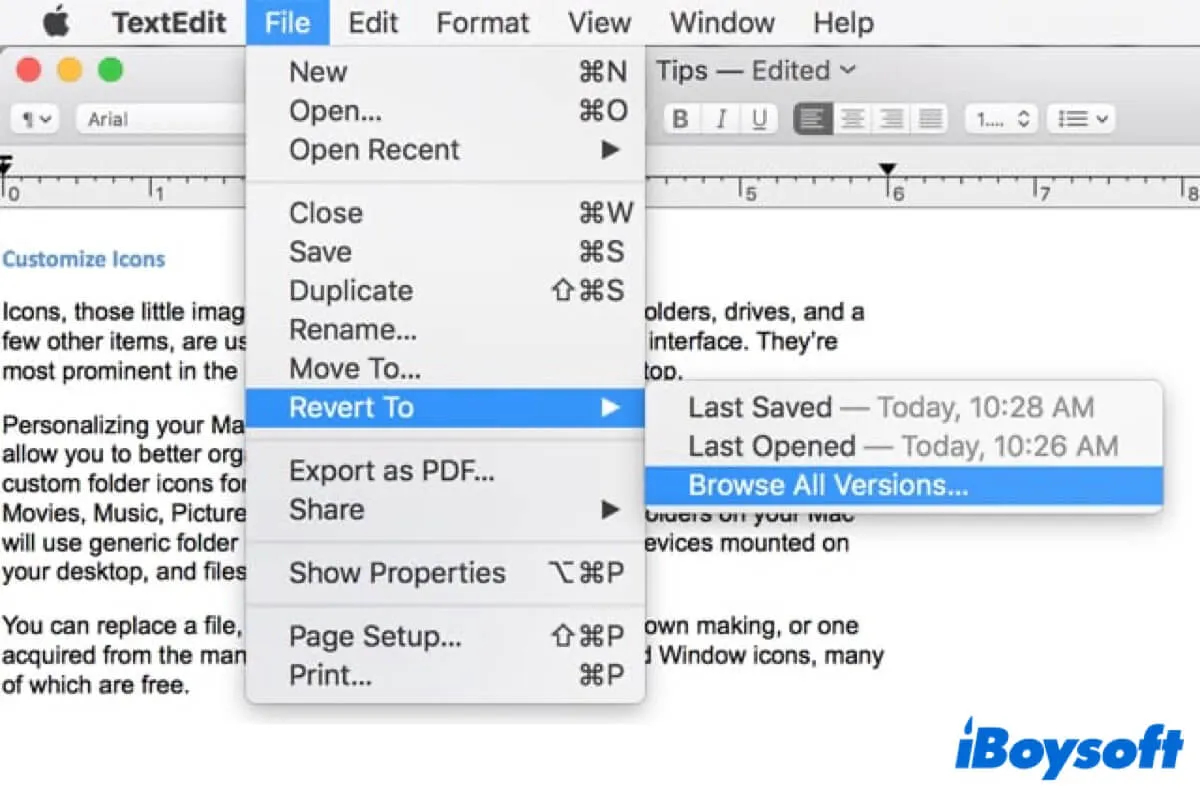 Everything you need to know about Auto Save and Versions on Mac