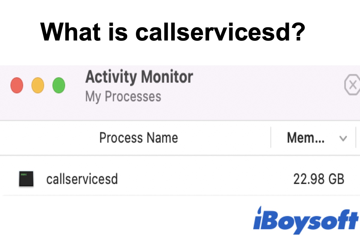 What is callservicesd on Mac