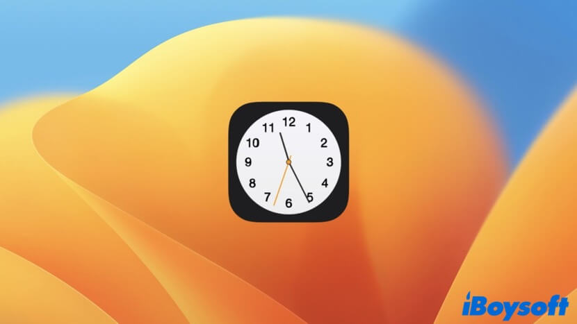 Clock app for Mac