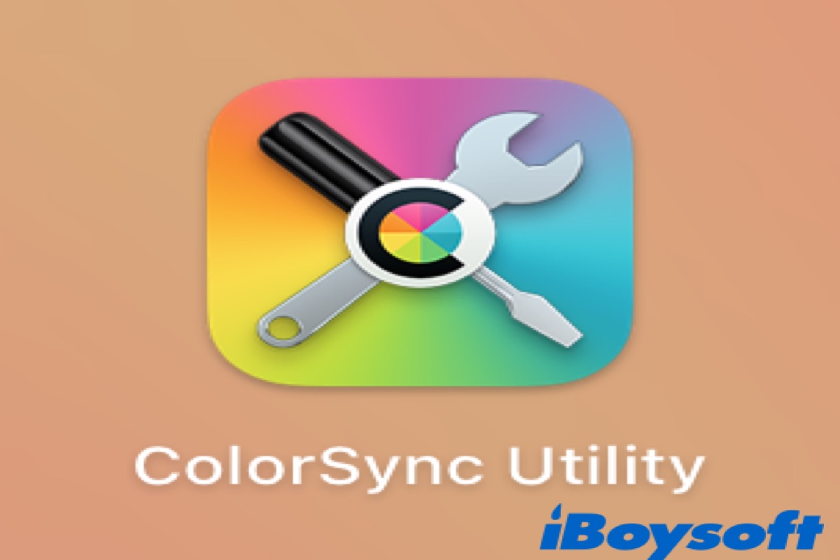 What is ColorSync Utility on Mac