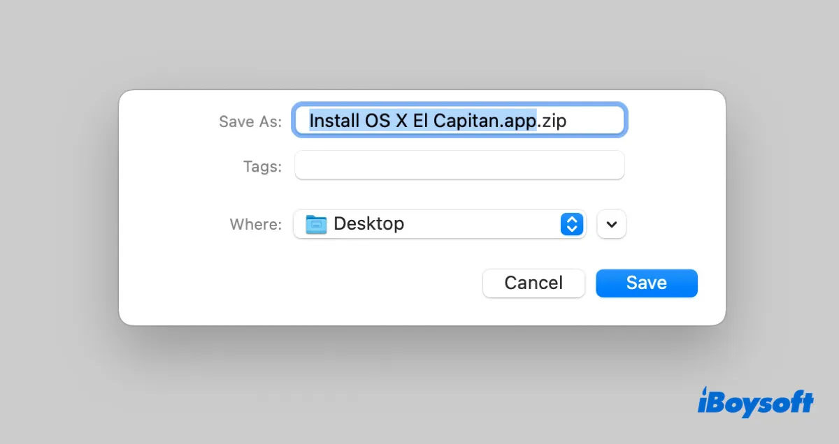 Télécharger l'installeur complet d'OS X 10 11 El Capitan