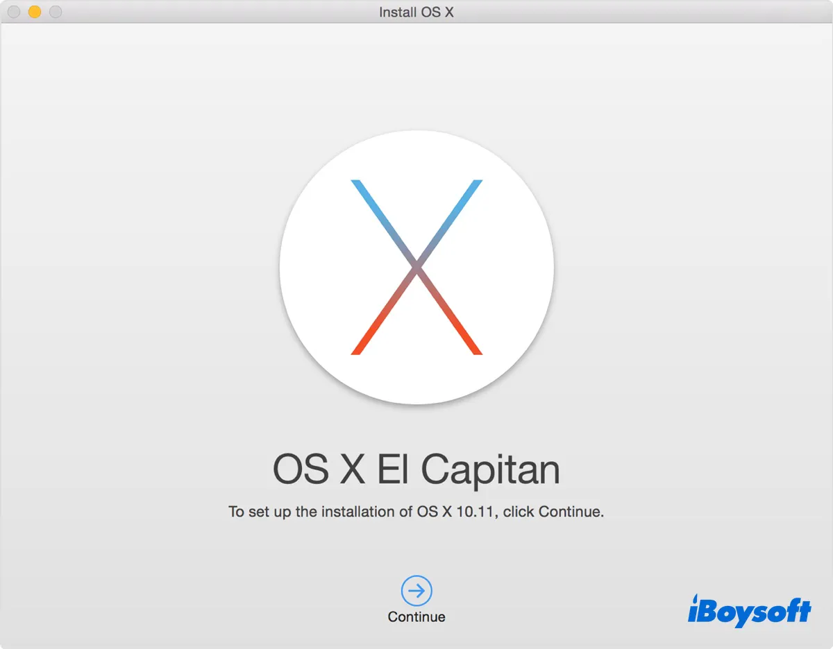 Baixar OS X 10 11 El Capitan