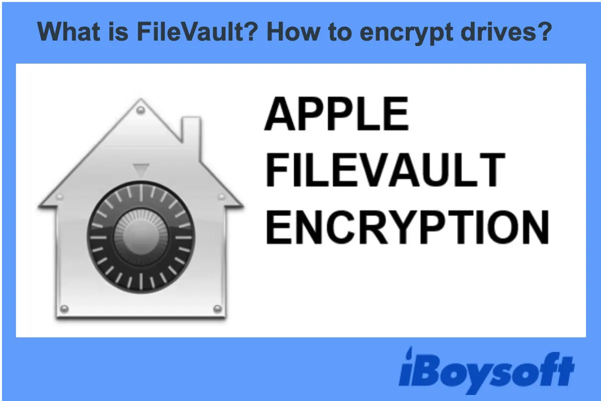 Apple FileVault encryption