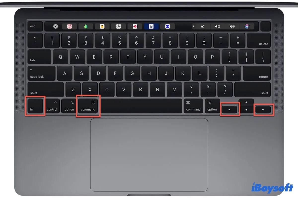 Home End buttons on Mac