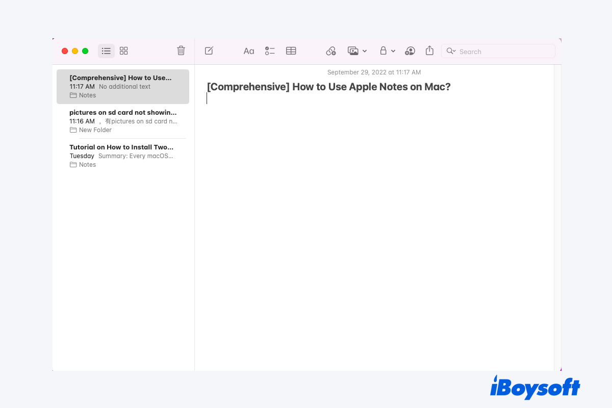 how to download notes on mac