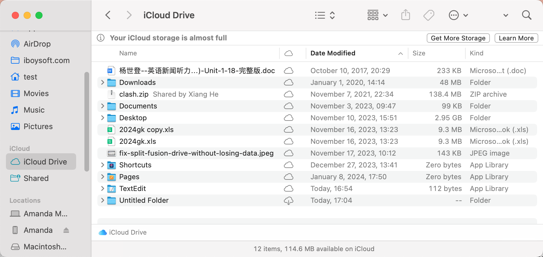 access icloud drive in finder