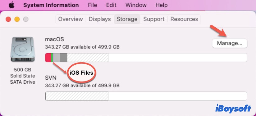 view iOS files on Mac