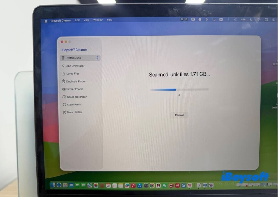 scan junk files on Mac
