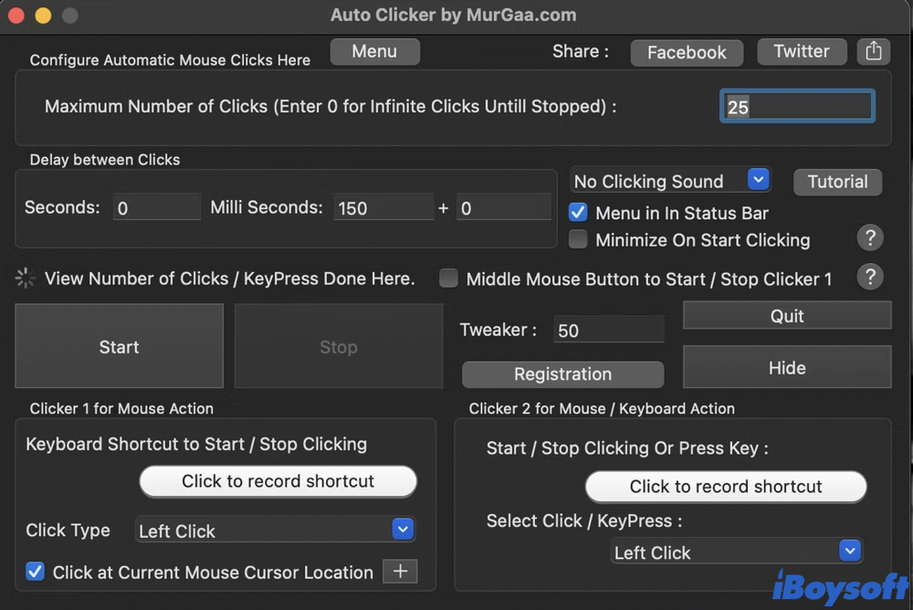 Auto Clicker for Mac by MurGaa
