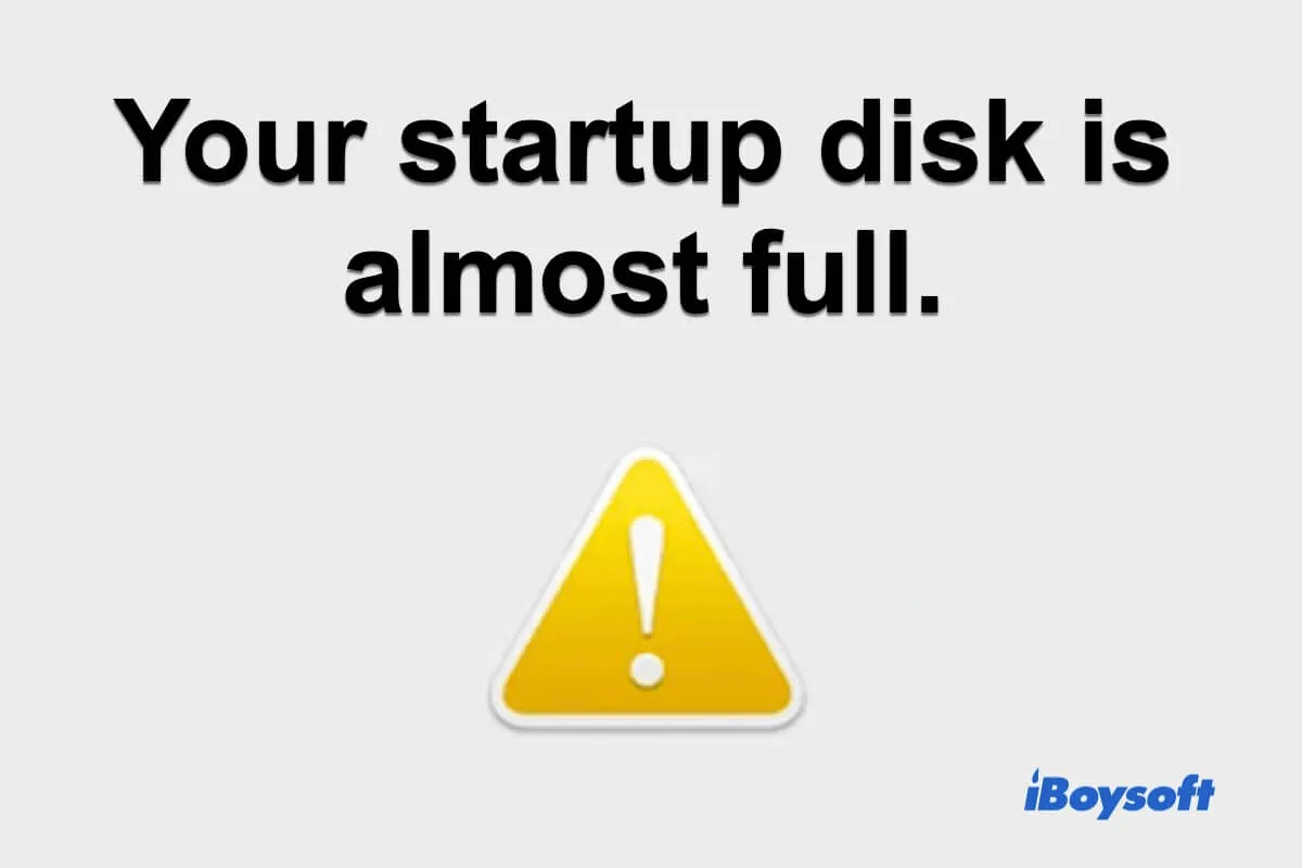 Mac disk is full how to fix it