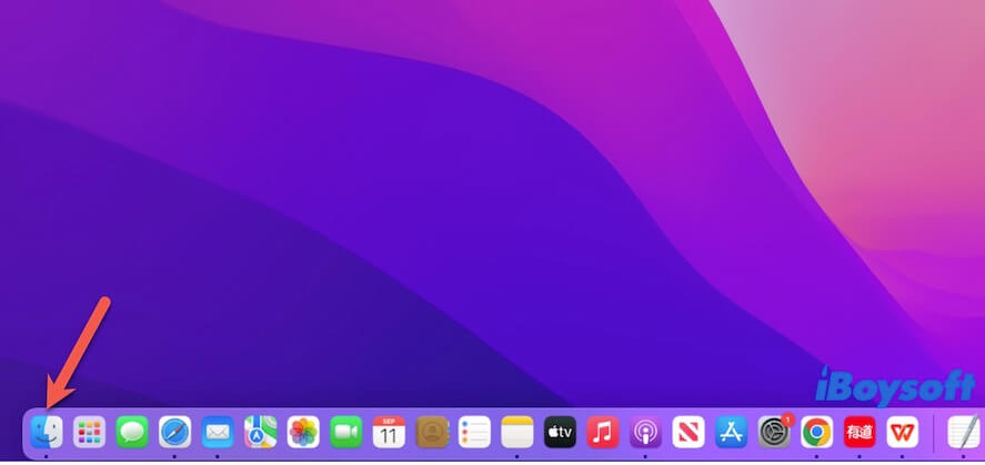 open File Explorer on a Mac