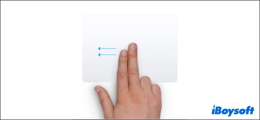 access Notification Center through trackpad gesture