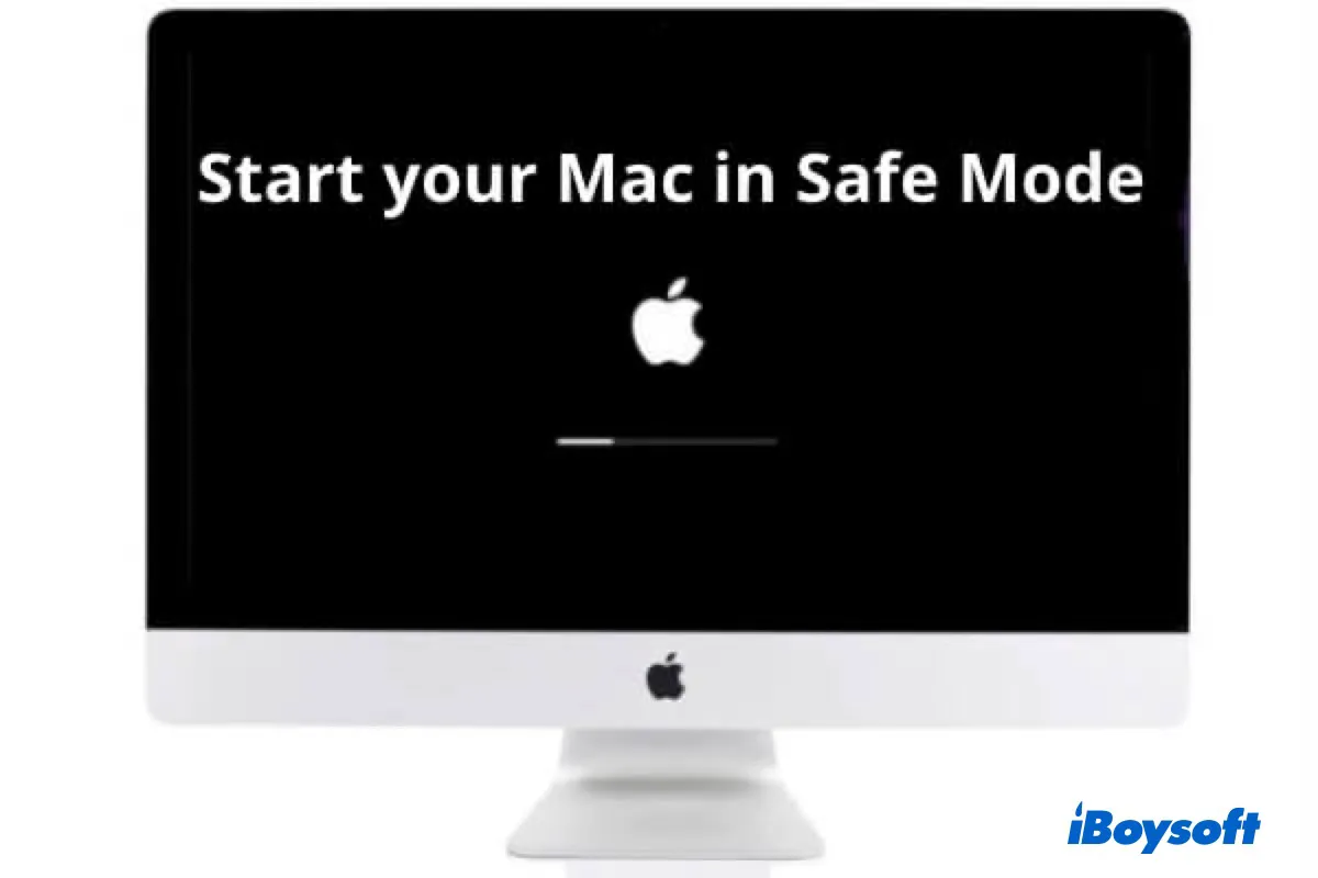 Boot your Mac in Safe Mode