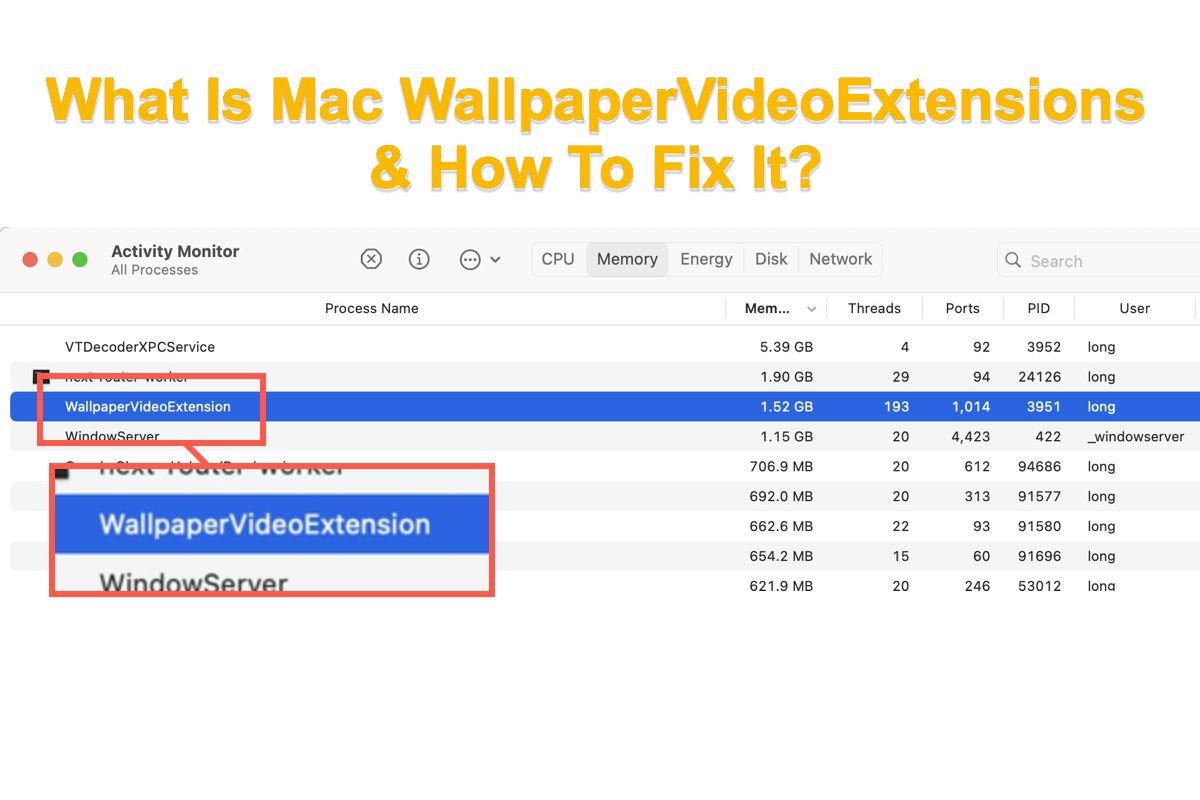 qué es Mac WallpaperVideoExtensions y cómo arreglarlo