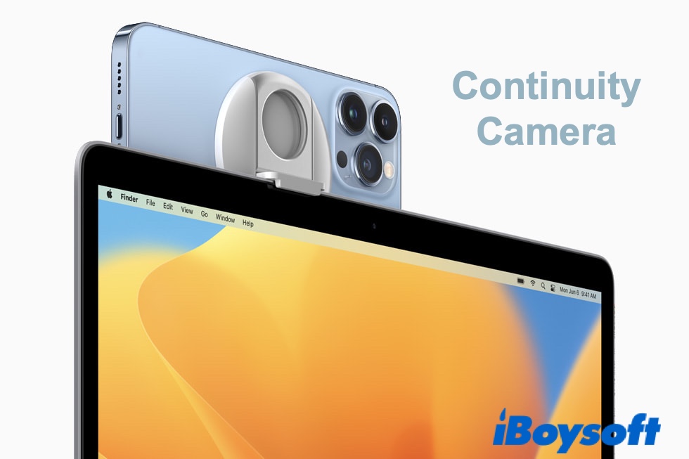 Die Continuity Camera in macOS Ventura