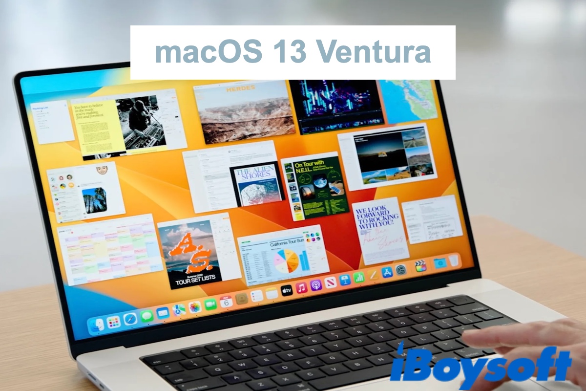 macOS 13 ベンチュラ