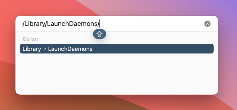 Mac LaunchDaemons-Ordner