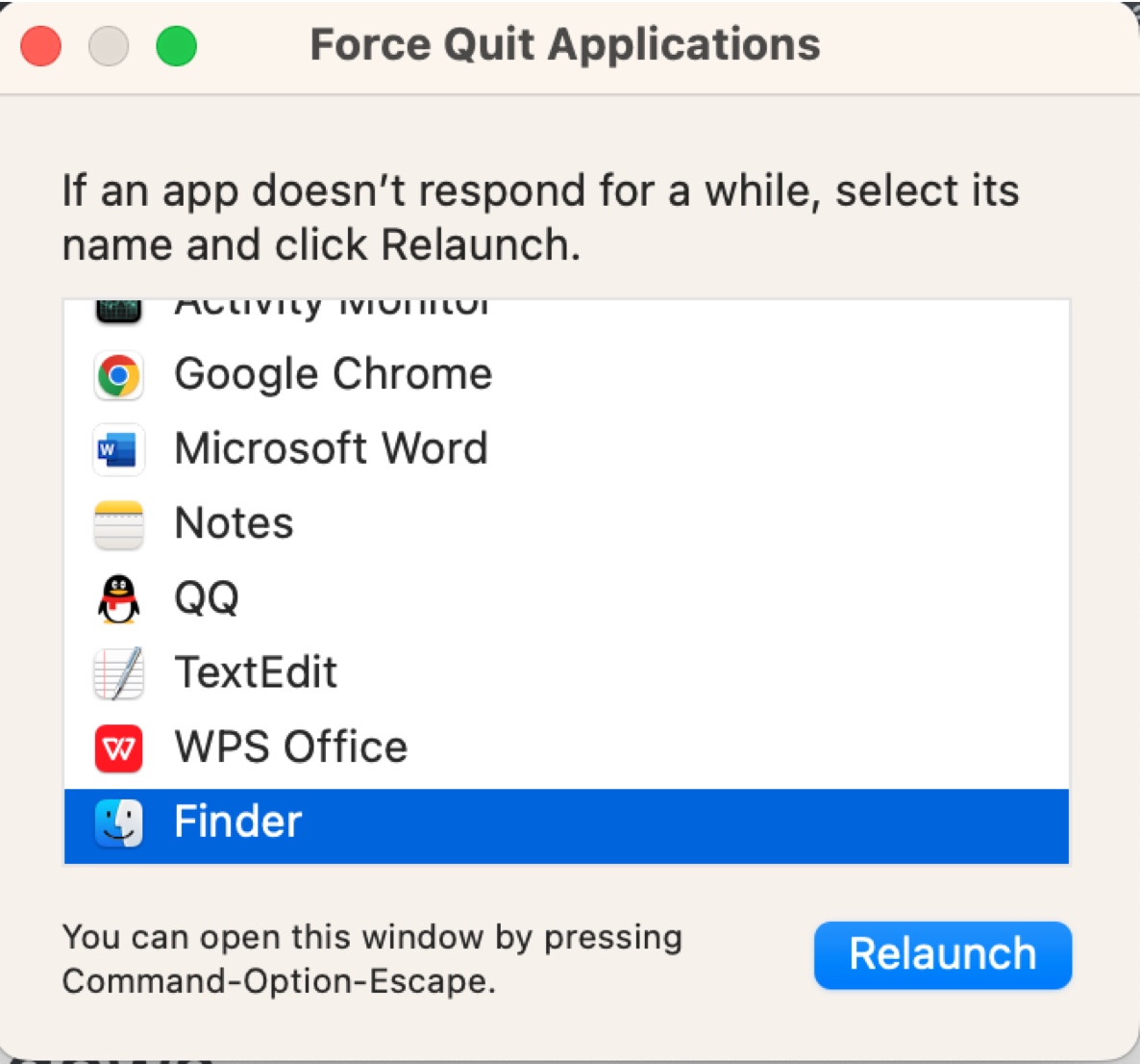Relaunch Finder to fix QuickLookUIService high CPU usage