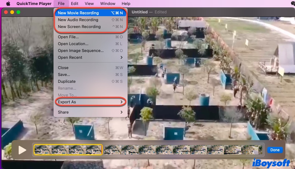 more functions of Apple QuickTime Player for Mac