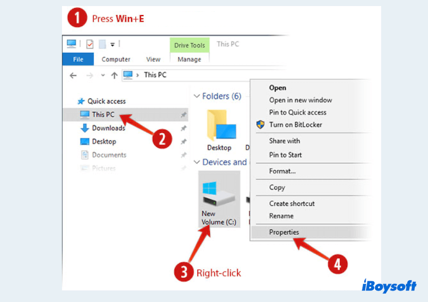 run ScanDisk with File Explorer