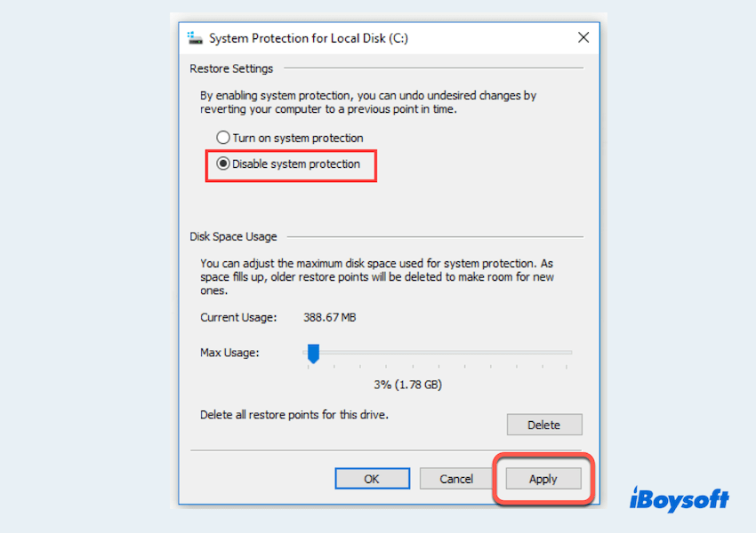 How to disable Shadow Copy on Windows
