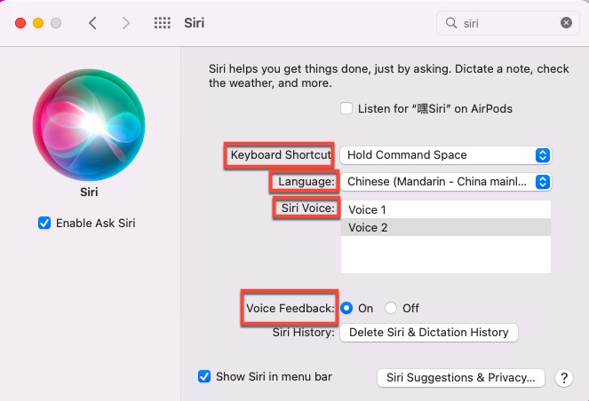 Cómo crear atajos de Siri en Mac