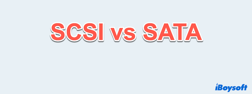 SCSI vs SATA