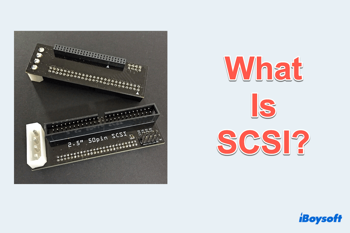 What is SCSI?