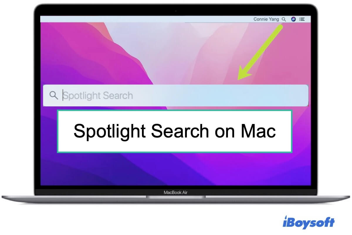 search shortcut mac