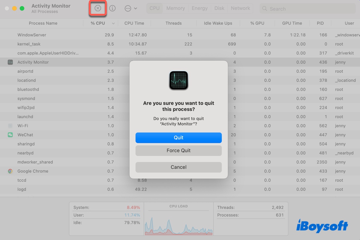 Como encerrar um processo para corrigir o alto uso da CPU do tccd