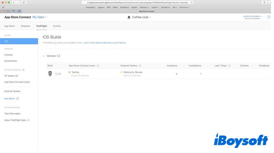 upload your app to Apple Store Connect