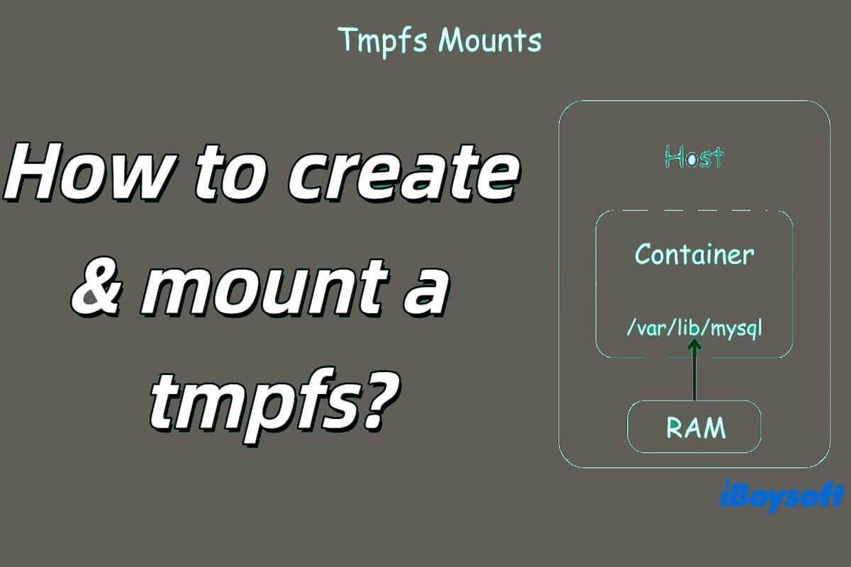 Temporary File System tmpfs How To Create Mount A Tmpfs Temporary File System tmpfs How To Create Mount A Tmpfs