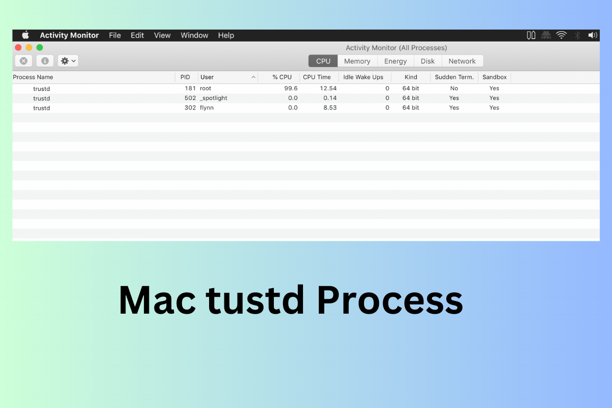 trustd process Mac