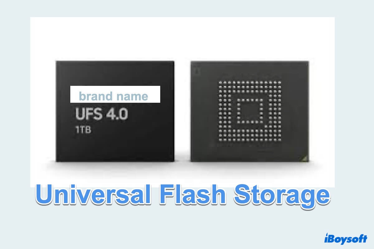 Summary of UFS storage