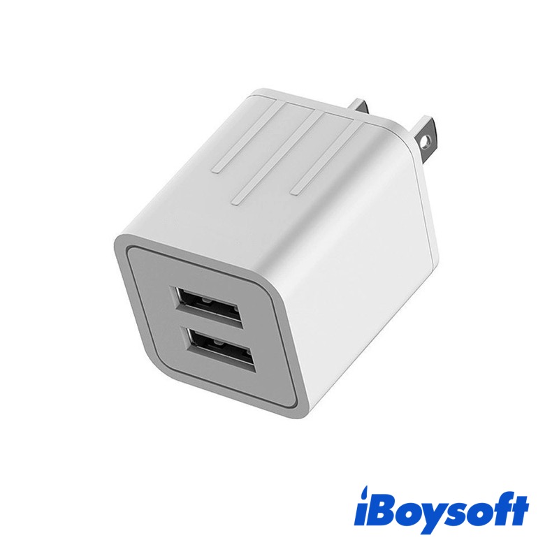 USB to power charger adapter