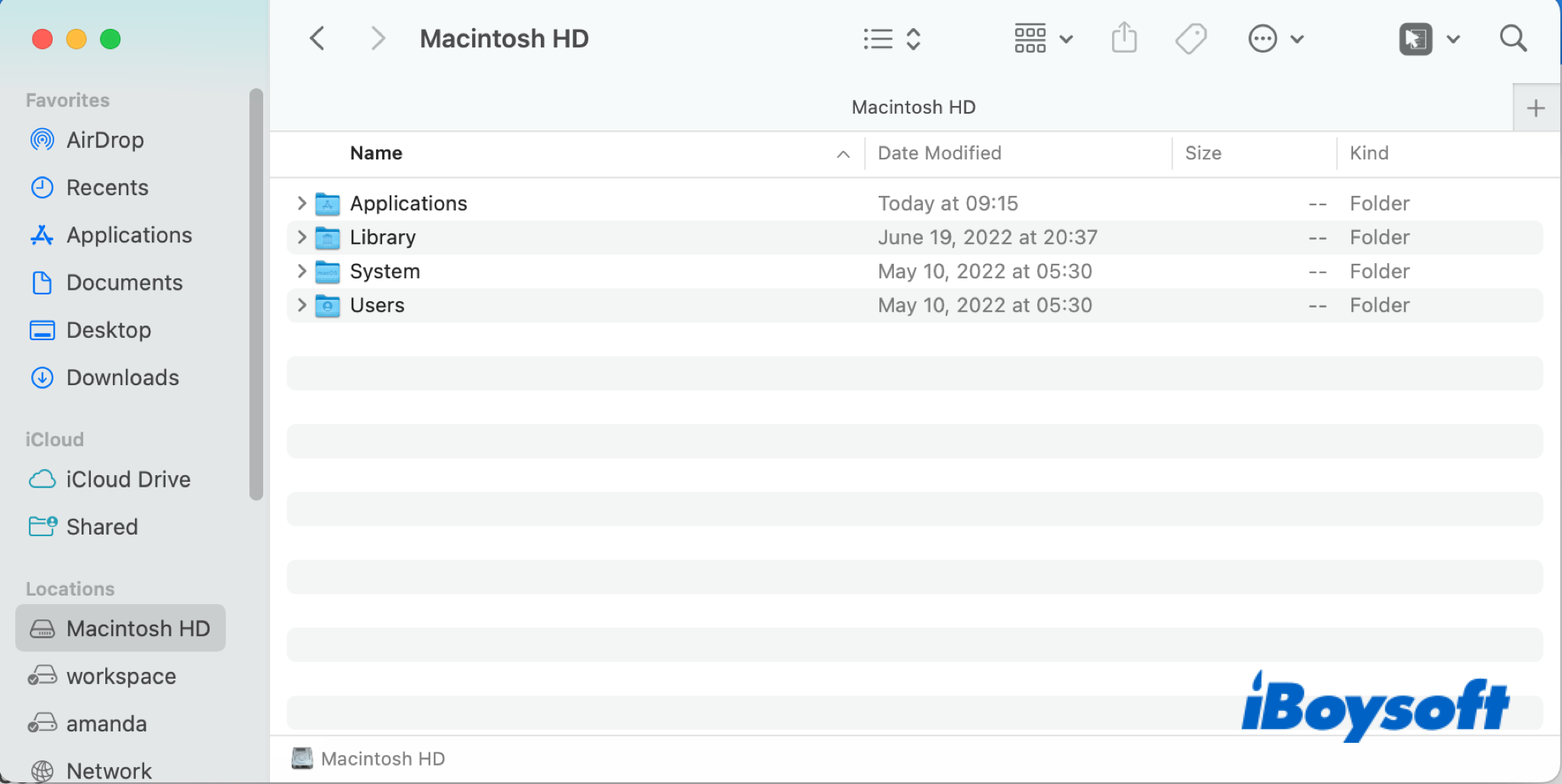 find users folder on mac