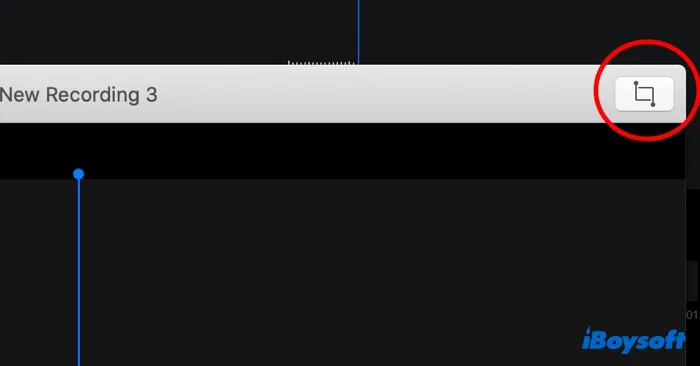 Voice Memos Trim function on Mac