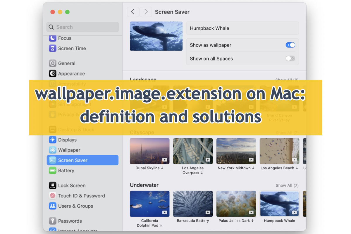 extensión de imagen de fondo en Mac