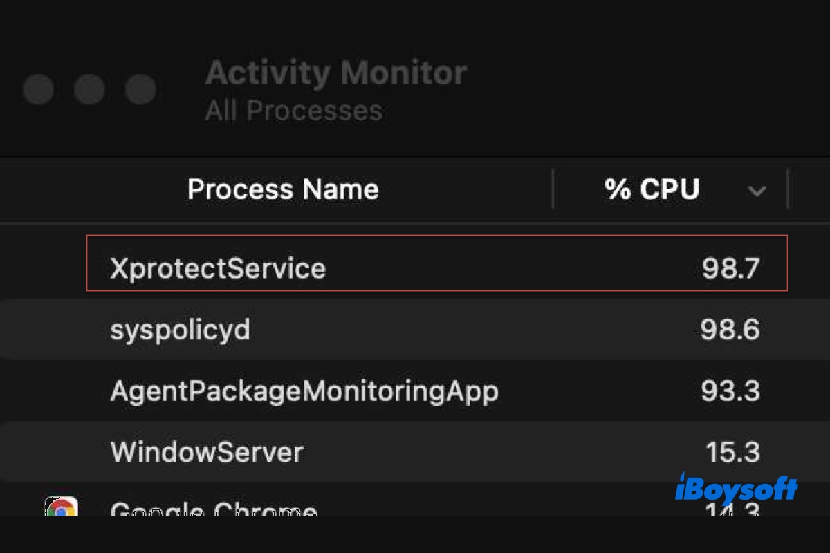 What is XprotectService on Mac