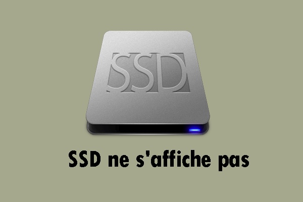 SSD qui n'apparaît pas sous Windows