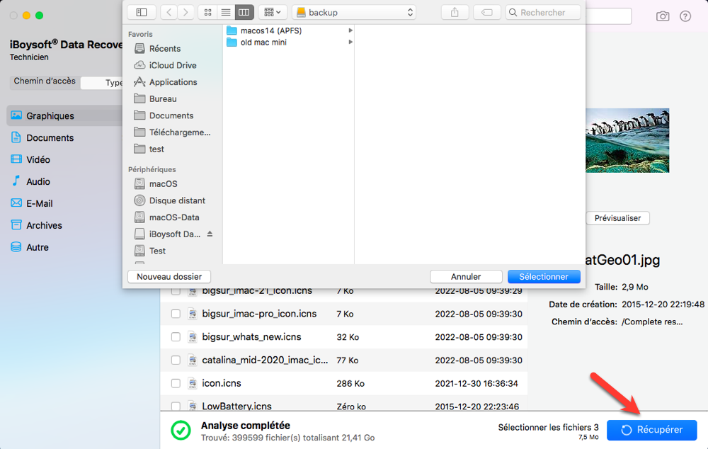 Récupérer des fichiers supprimés sur la carte SD sur Mac