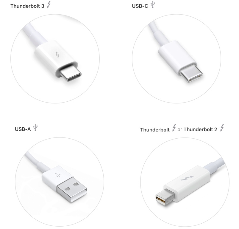 Câbles USB pour Mac