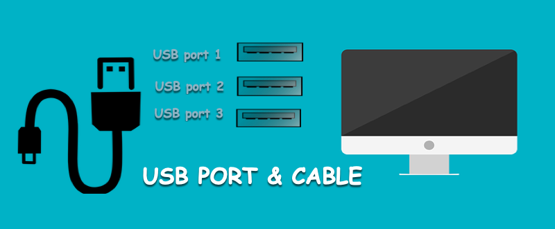 Vérifiez le port USB ou le câble du lecteur flash USB illisible