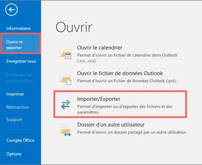Comment exporter les emails dune sauvegarde depuis Outlook