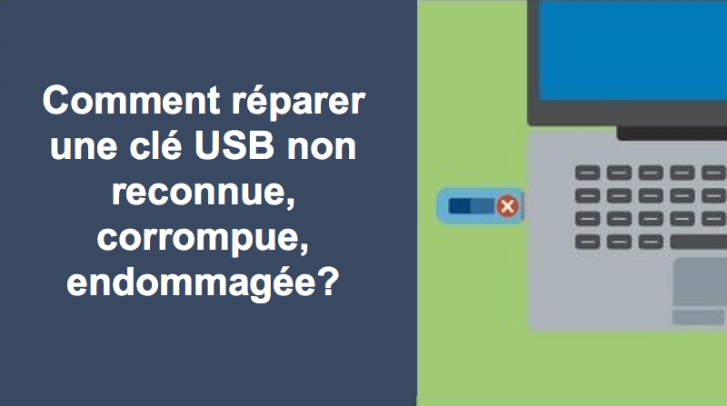 réparer une clé USB