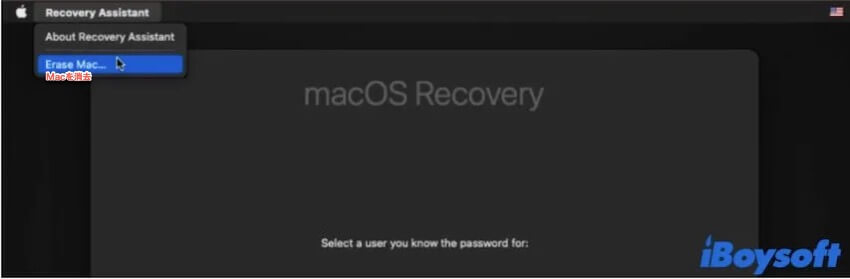 Macを消去