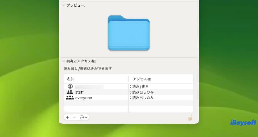 wordファイルを権限を変更