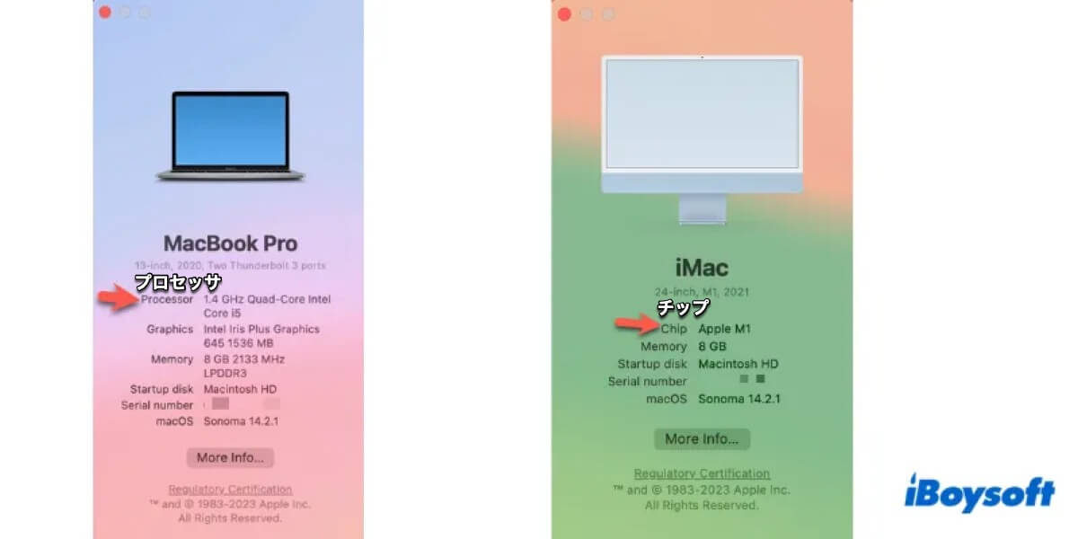 MacがAppleシリコンを使用しているかどうかを確認する方法